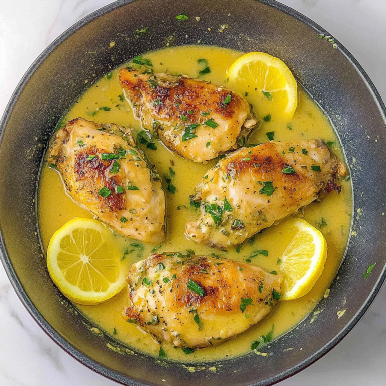 Creamy Lemon Chicken Thighs